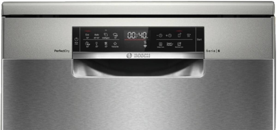 Bosch SMS6ZCI16E Geschirrspüler Stand 60 cm Silver-Inox 