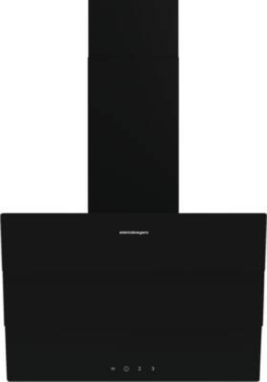 Elektrabregenz DKW 6666 BH Wand-Dunstabzugshaube schräg Schwarz 