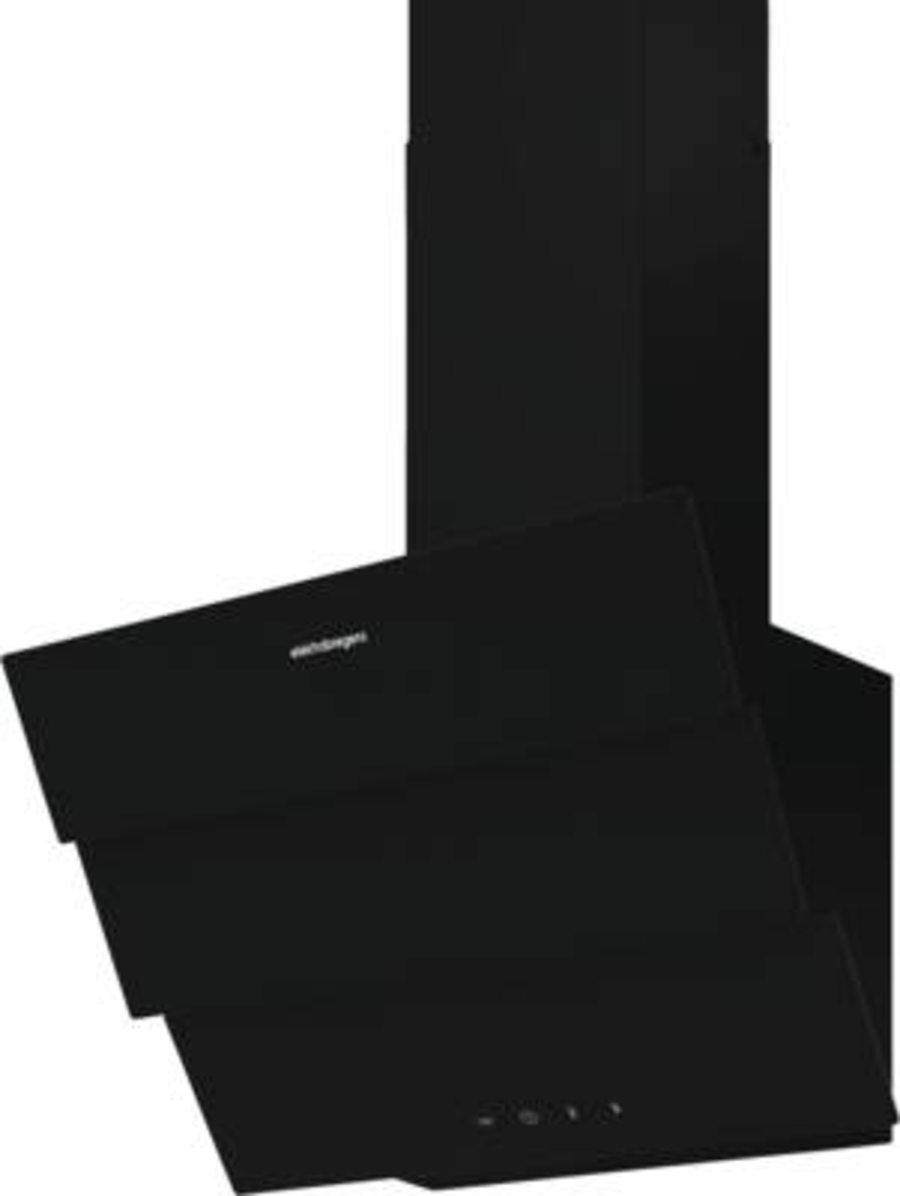 Elektrabregenz DKW 6666 BH Wand-Dunstabzugshaube schräg Schwarz 