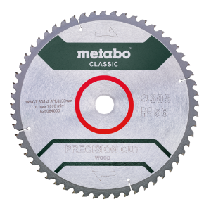 Metabo Kreissägeblatt PrecisionCutClassic 305 x 30 56 WZ 5°neg 628064000