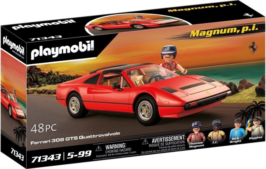 Playmobil 71343 Magnum, p.i. Ferrari 308 GTS Quattrovalvole 