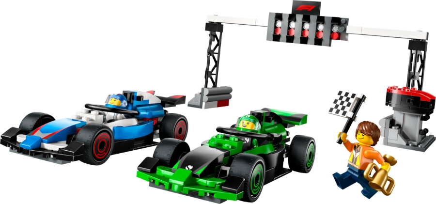 LEGO City 60474 F1® Startaufstellung mit VCARB & Sauber Rennautos 