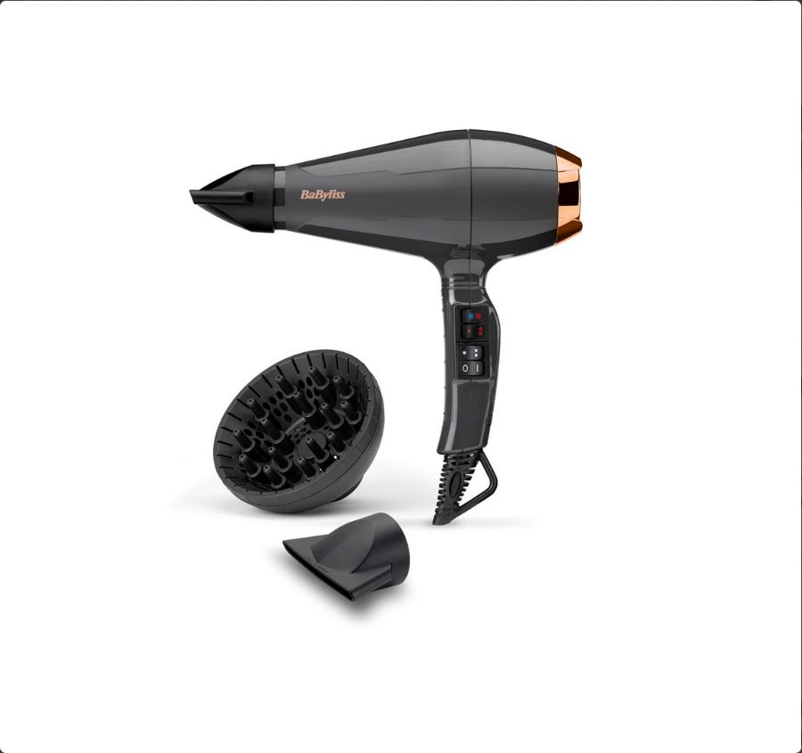 Babyliss Air Pro 2200  Haartrockner  115 km/h Luftgeschwindigkeit für schnelles,