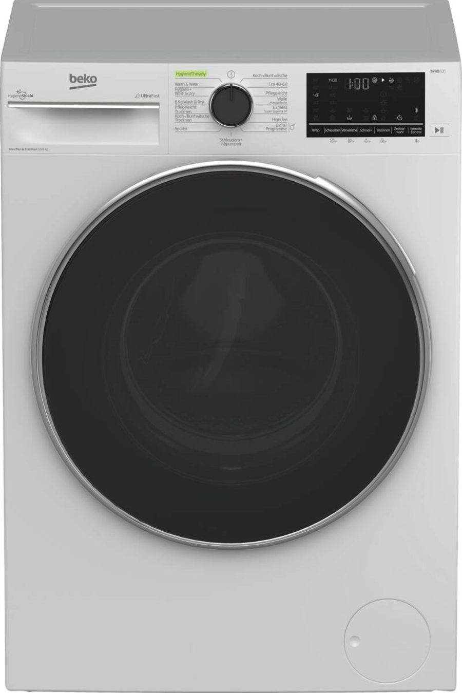 Beko B3DFT510442W Waschtrockner 10kg Waschen 6 kg Trocknen Weiss Ausstellungsstück