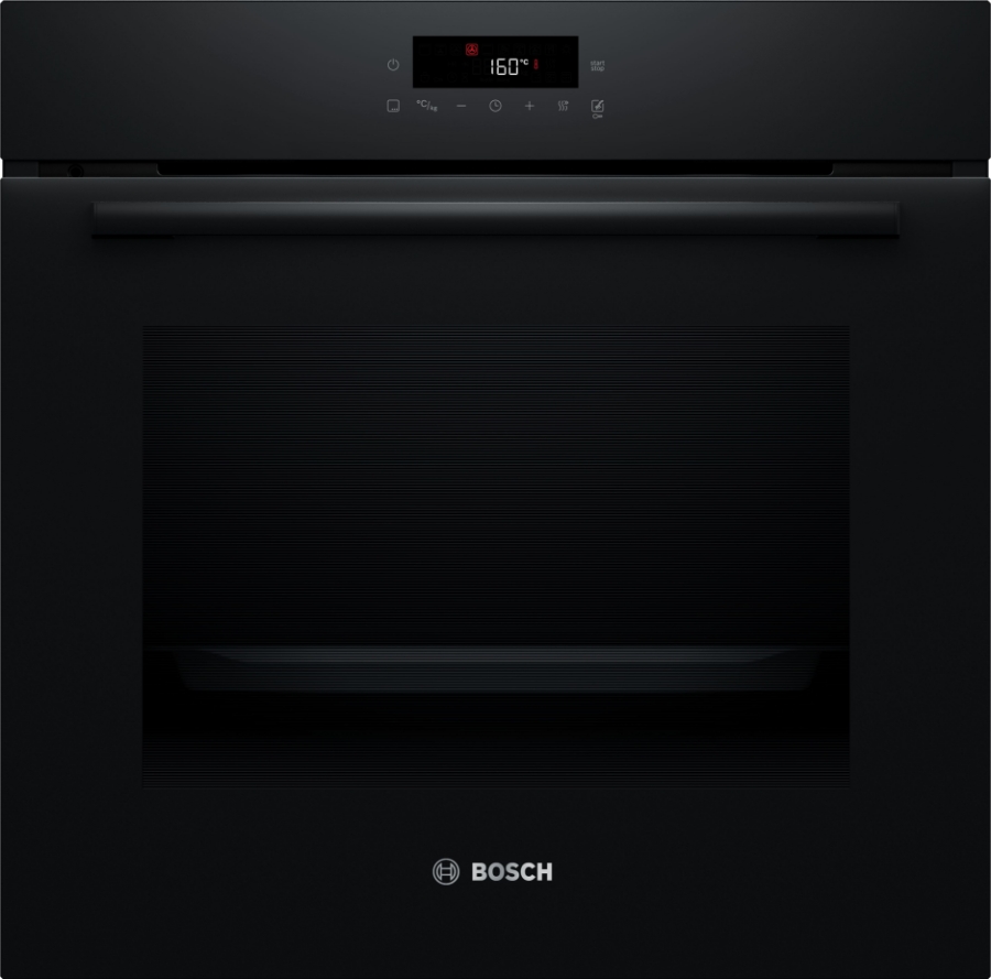 Bosch HBA571BB4  Einbau-Backofen, 60 x 60 cm, Schwarz Pyrolyse-Selbstreinigung