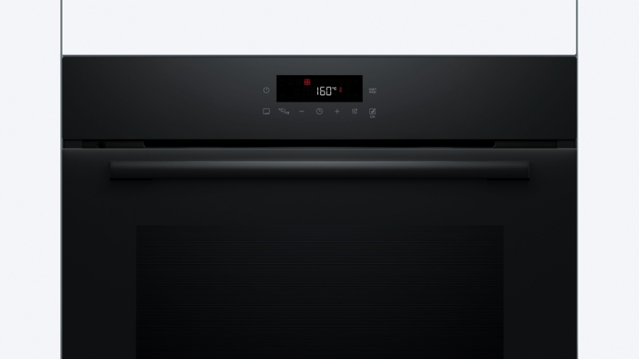 Bosch HBA571BB4  Einbau-Backofen, 60 x 60 cm, Schwarz Pyrolyse-Selbstreinigung