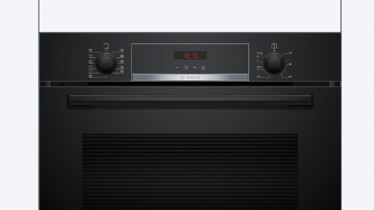 Bosch HBA574BB3 Backofen Einbau Schwarz Pyrolyse-Selbstreinigung 