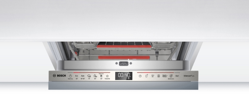 Bosch SPV6EMX09E Geschirrspüler einbau 45cm vollintegriert mit Besteckschublade,Timelight