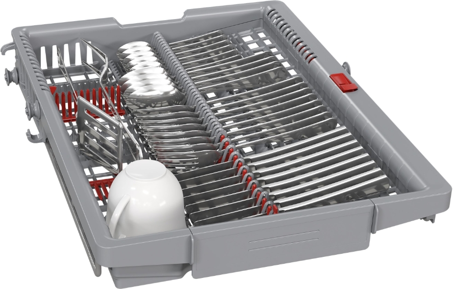 Bosch SPV6EMX09E Geschirrspüler einbau 45cm vollintegriert mit Besteckschublade,Timelight