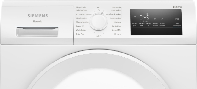 Siemens WT43H004 iQ300  Wärmepumpentrockner 8 kg  