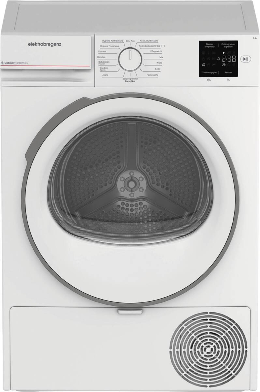 Elektrabregenz TKFX 83302 Wärmepumpentrockner 8kg  