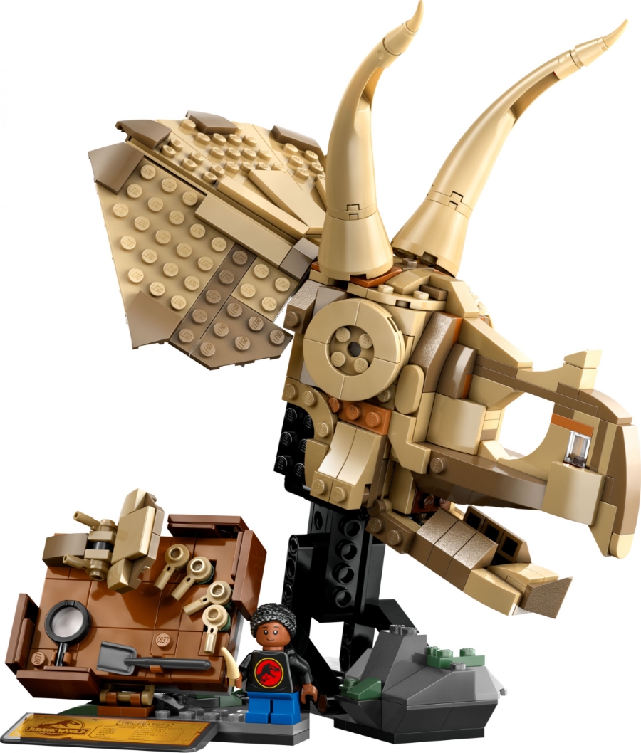 LEGO Jurassic World 76969 Dinosaurier-Fossilien Triceratops-Schädel