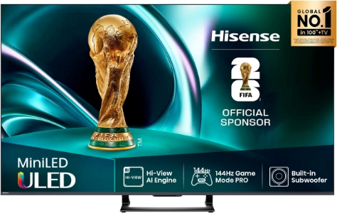 Hisense 75U7Q Fernseher  Mini-LED Smart TV 144 Hz 