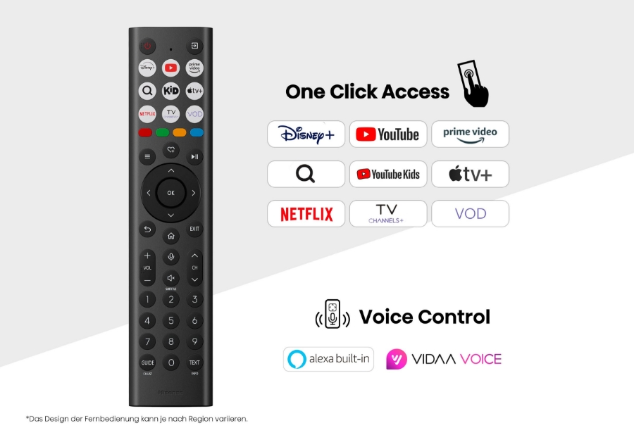 Hisense 75U7Q Fernseher  Mini-LED Smart TV 144 Hz 