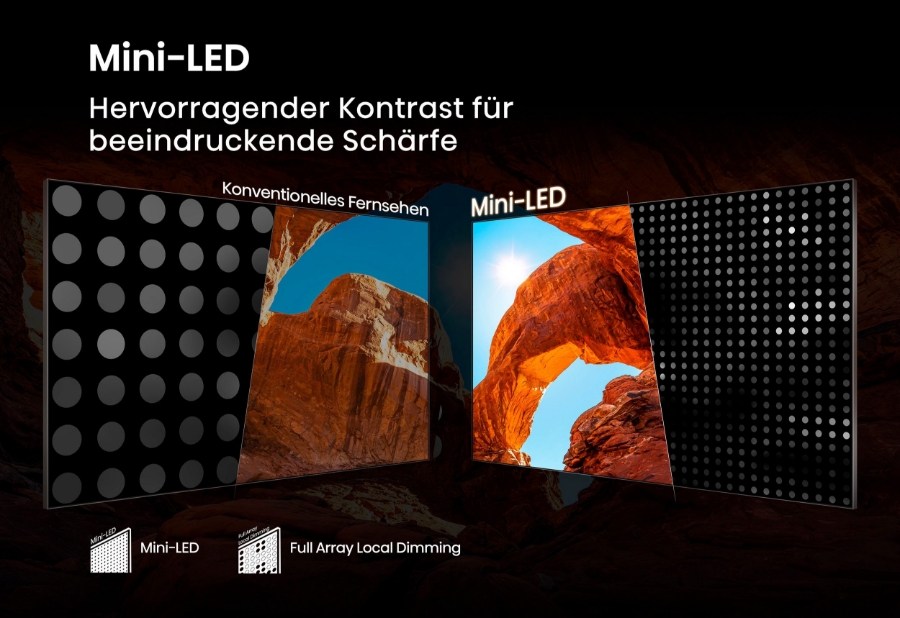 Hisense 75U7Q Fernseher  Mini-LED Smart TV 144 Hz 