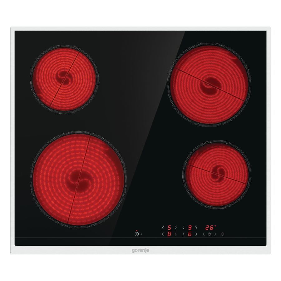 Gorenje ECT641BX Elektrokochfeld 60cm Autark mit Edelstahlrahmen 730604