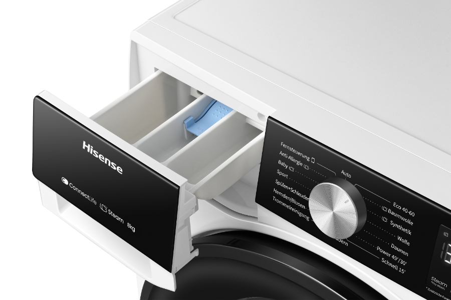 Hisense WF3S8043BW3  Waschmaschine Stand 60cm Frontlader 8kg 1400 U/min