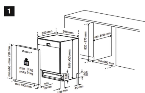 Beko BDIN36440 Geschirrspüler Einbau vollintegriert 60cm 