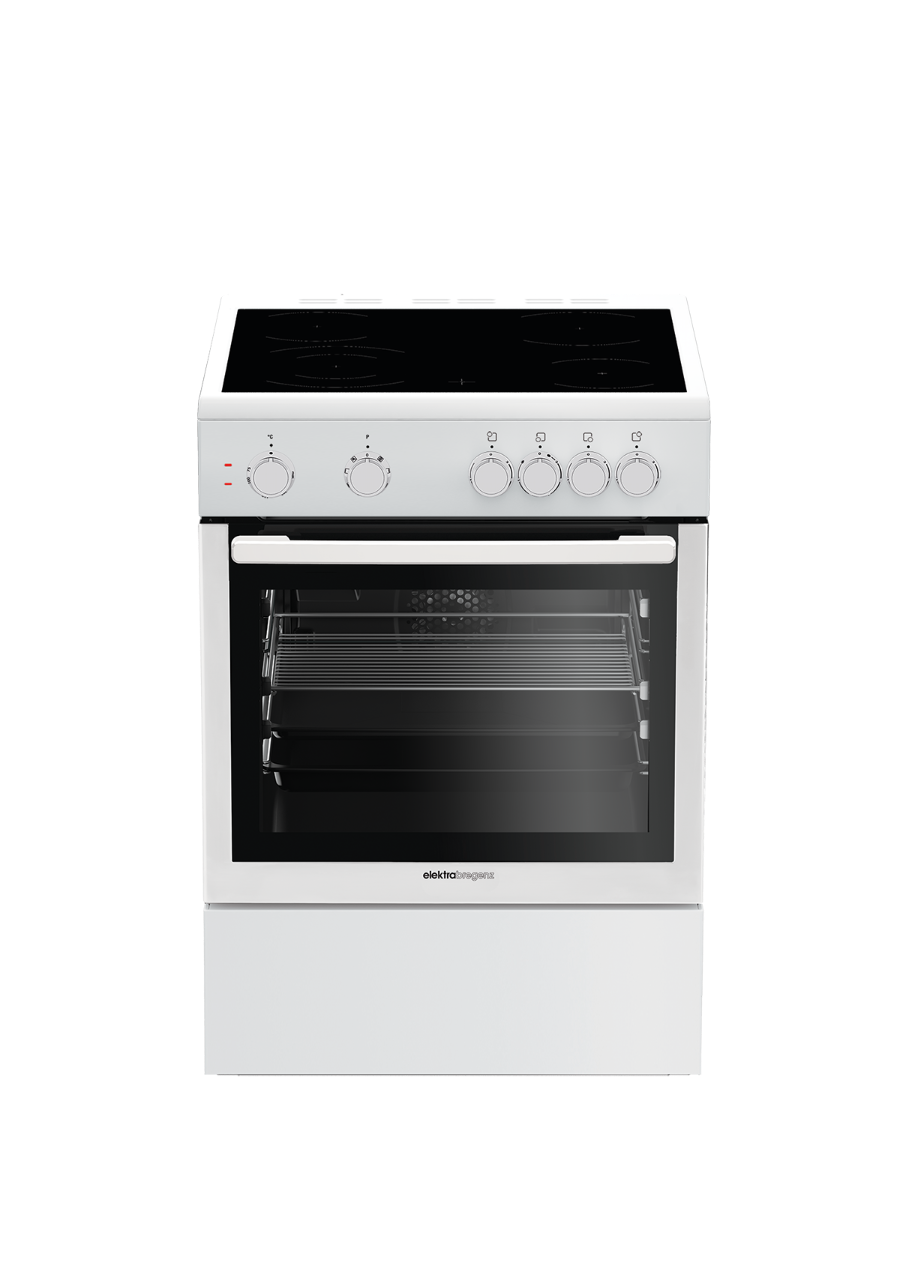 Elektrabregenz HSC 6480 W Herd Elektrokochfeld  Stand 60cm  