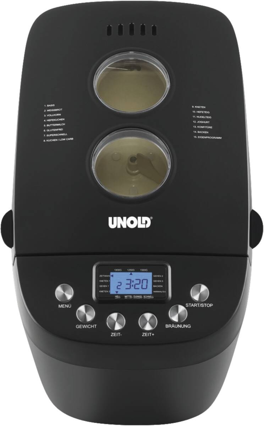 Unold 68525 Backmeister Big Black Brotbackautomat Schwarz