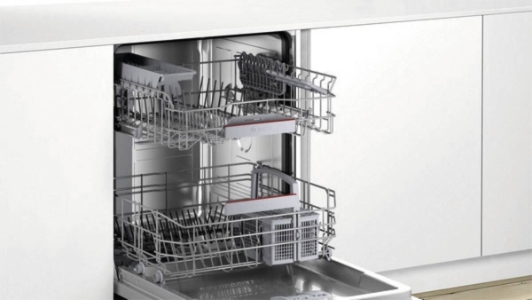 Bosch SMI4EAS28E Geschirrspüler Einbau 60 cm teilintegriert Stahl gebürstet
