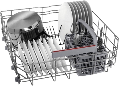 Bosch SMI4EAS28E Geschirrspüler Einbau 60 cm teilintegriert Stahl gebürstet