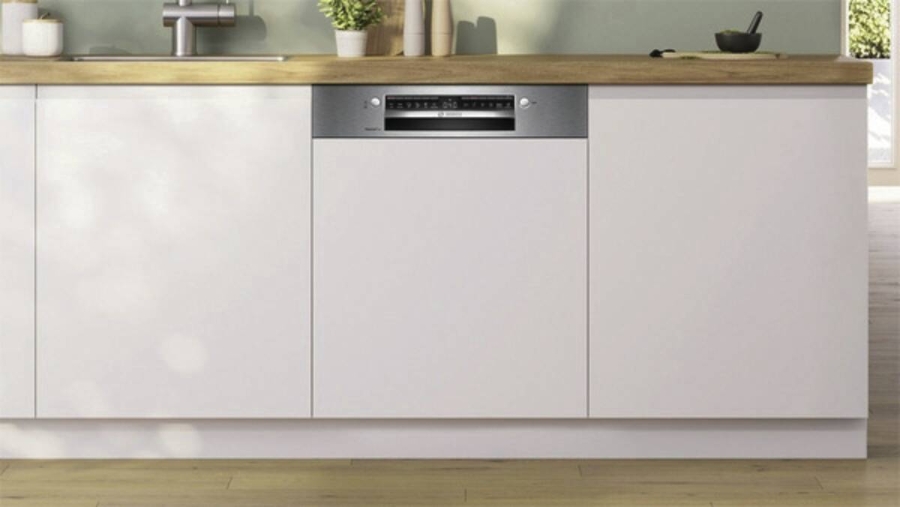 Bosch SMI4EAS28E Geschirrspüler Einbau 60 cm teilintegriert Stahl gebürstet