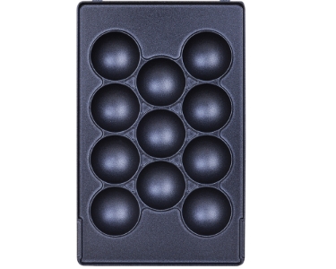 Silva Homeline CM 303 Waffelautomat, 700 W, 3in1 (Cake Pop-,Donut-, Waffelplatten), weiß