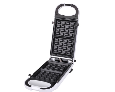 Silva Homeline CM 303 Waffelautomat, 700 W, 3in1 (Cake Pop-,Donut-, Waffelplatten), weiß