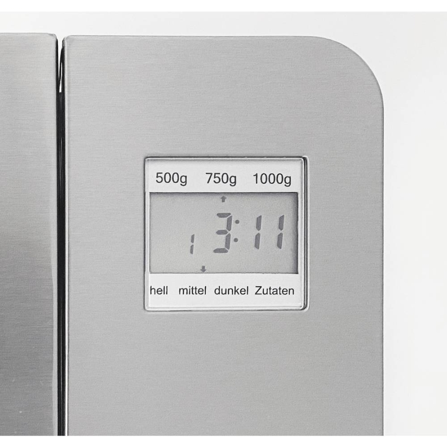 bkitchen bake 501 Brotbackautomat, 1000g, 17 Programme, inox,
