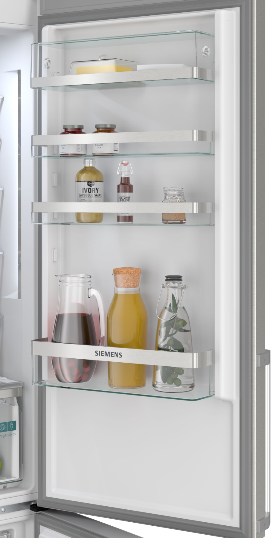 Siemens KG39NAIAU iQ500  Kühl-Gefrier-Kombination  203x60 cm  NoFrost,Edelstahl