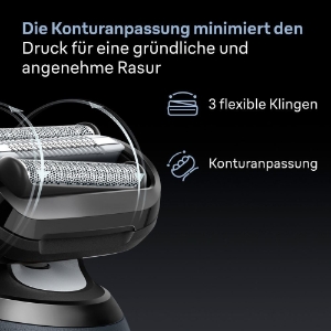 Braun Personal Care 62-S7650cc Elektrorasierer Series 6, SmartCare Center, +2 Aufsätze