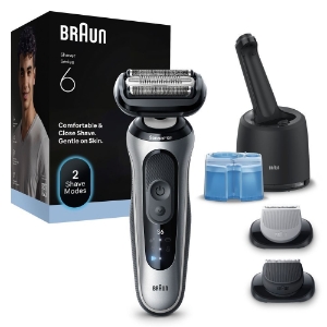 Braun Personal Care 62-S7650cc Elektrorasierer Series 6, SmartCare Center, +2 Aufsätze