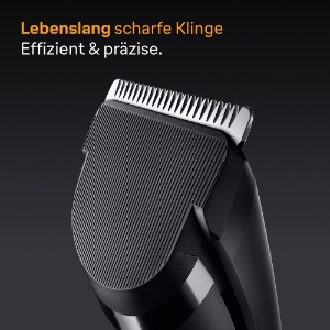 Braun Personal Care HC5530 Haarschneider Series 5, +3 Zubehörteile, Lebenslange scharfe Klinge, 17 Längen, 50 Min Akkulaufzeit