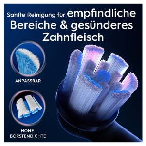 Oral-B Aufsteckbürsten iO Sanfte Reinigung Schwarz 8er FFU 