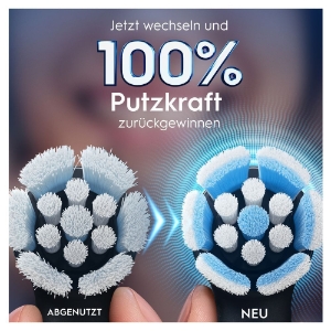 Oral-B Aufsteckbürsten iO Sanfte Reinigung Schwarz 8er FFU 