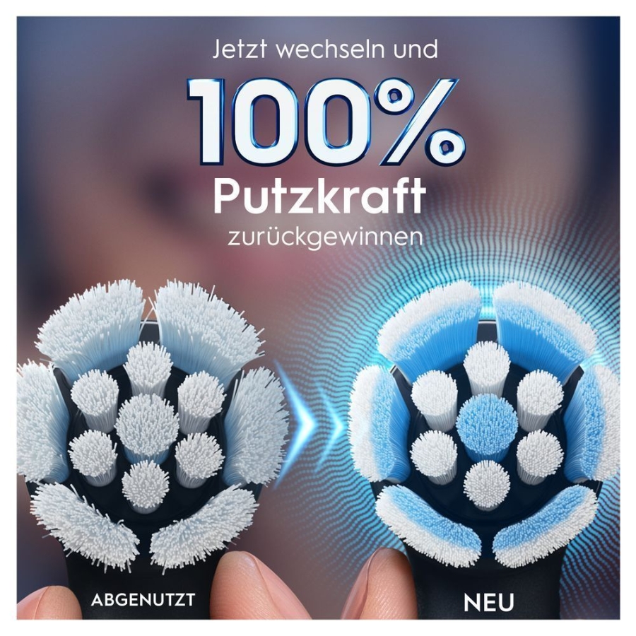 Oral-B Aufsteckbürsten iO Sanfte Reinigung Schwarz 8er FFU 