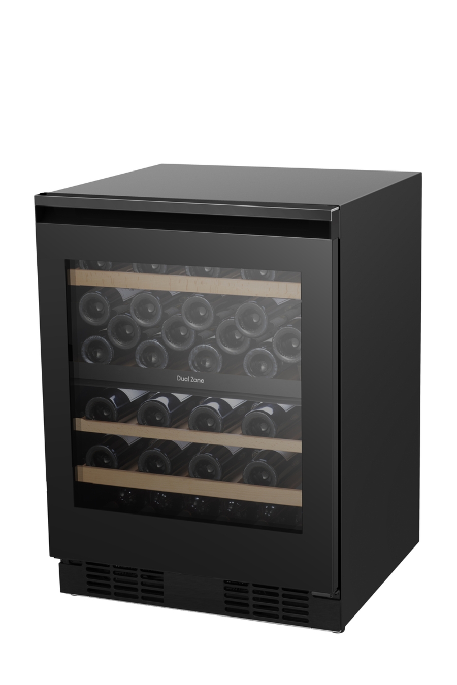 Hisense RW3N122GALF Weinkühlschrank  128l für 46 Flaschen á 0.75l, 2 Temperaturzonen