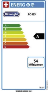De´Longhi EC 685.BK Siebträgermaschine 15bar, Schwarz (VPB) Verpackungsbeschädigt
