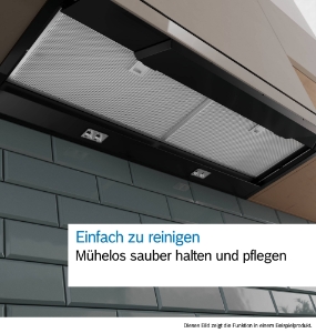 Bosch DBB65CC60  Unterbau-Dunstabzugshaube  60 cm, Klarglas, Mattschwarz