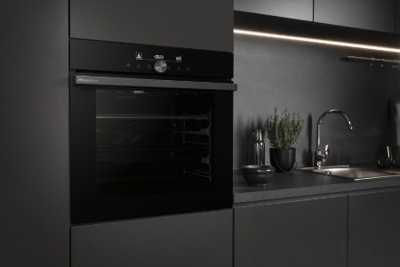 Hisense BSA65334ABDG Einbaubackofen schwarz 77 Liter 896835