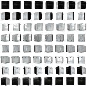Hisense BSA65334ABDG Einbaubackofen schwarz 77 Liter 896835
