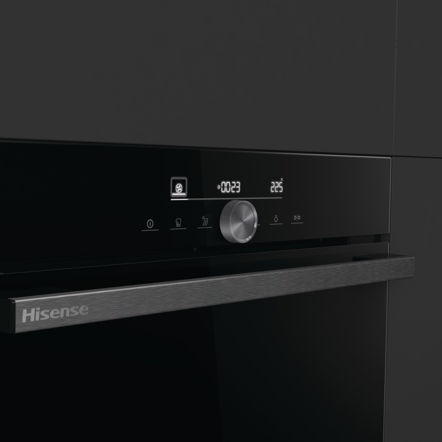 Hisense BSA65334ABDG Einbaubackofen schwarz 77 Liter 896835