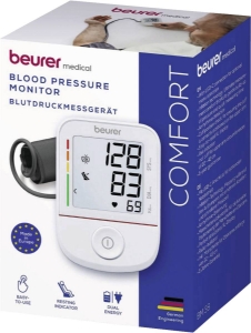 Beurer BM 38 Oberarm Blutdruckmessgerät Weiss 