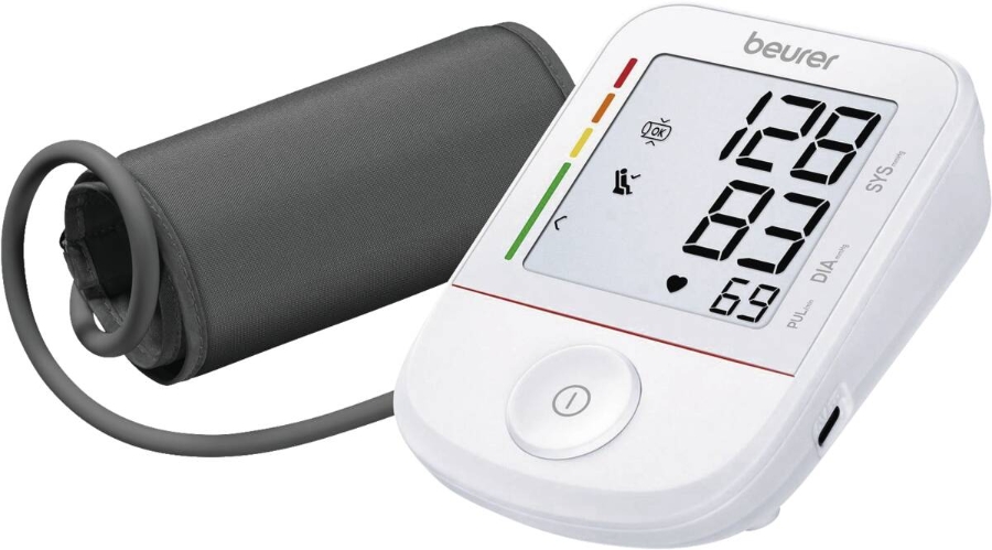 Beurer BM 38 Oberarm Blutdruckmessgerät Weiss 