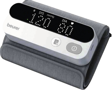 Beurer BM 59 Oberarm-Blutdruckmessgerät Weiss-Grau 