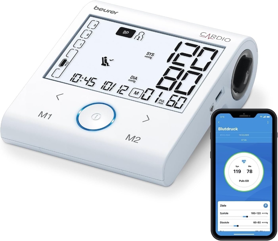 Beurer BM 96  Cardio Blutdruckmessgerät mit EKG-Funktion 