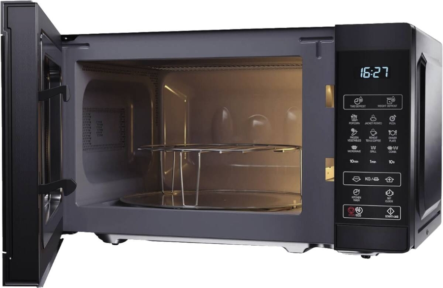 Sharp YC-MG02E-B Mikrowelle 20 Liter  1.000 Watt  freistehend  Grill  Auftauen