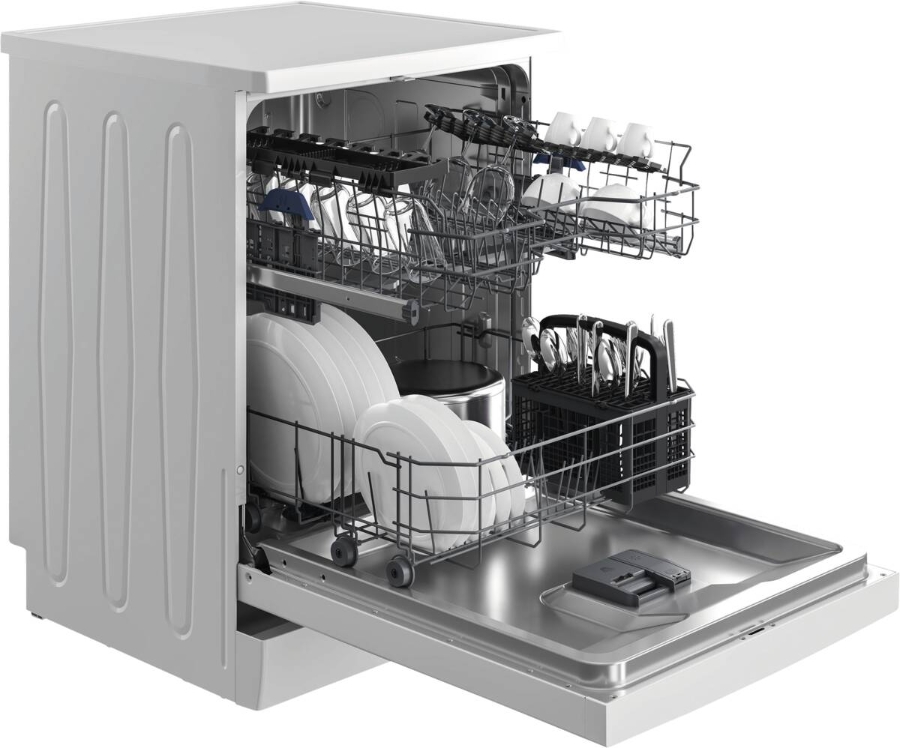 Beko BDFN26441W Geschirspüler Stand 6 Programme 