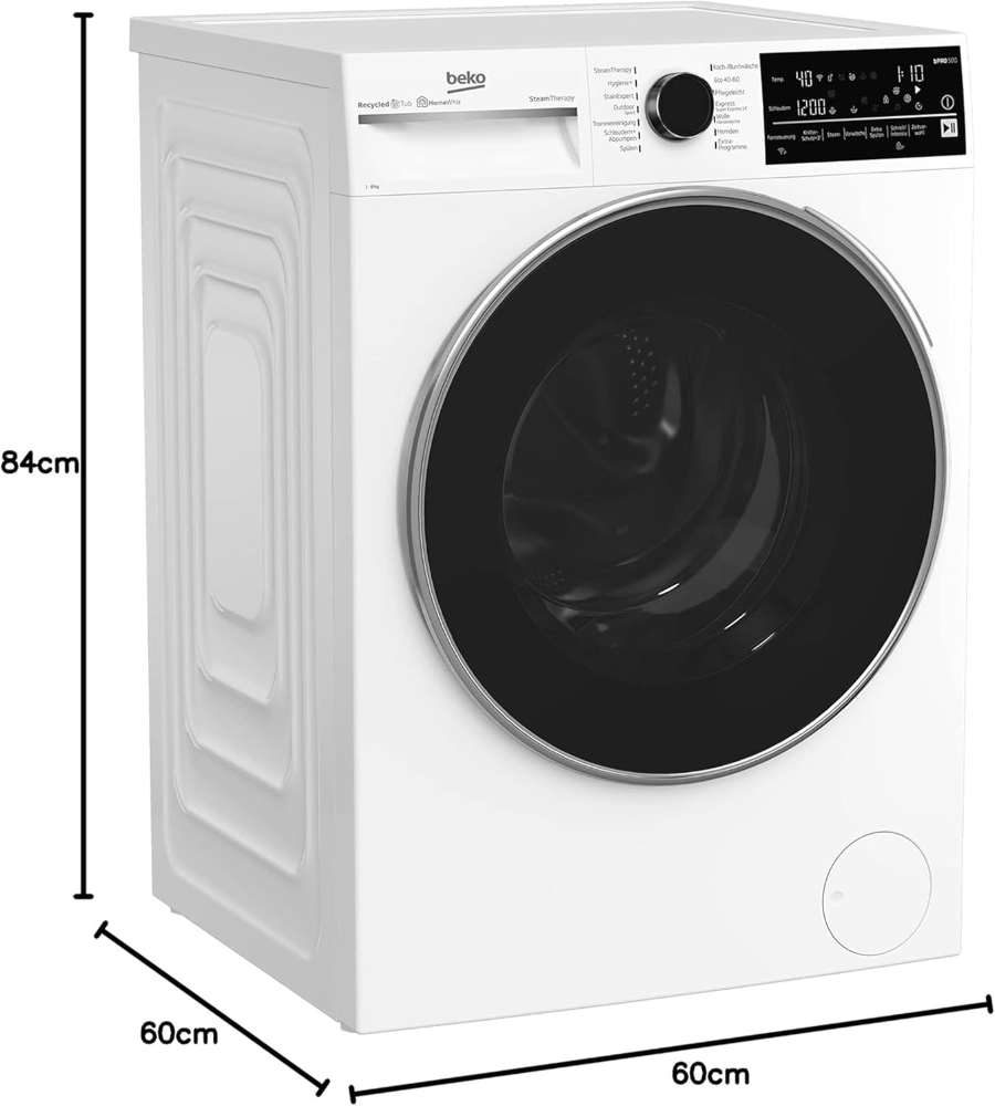 Beko B5WFT78410W Waschmaschine 8kg 1400 U/min 